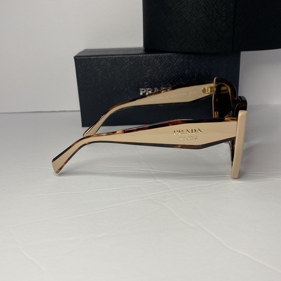💯- New-Prada Tortoise Caramel Powder Brown Gradient Sunglasses - Picture 8 of 15